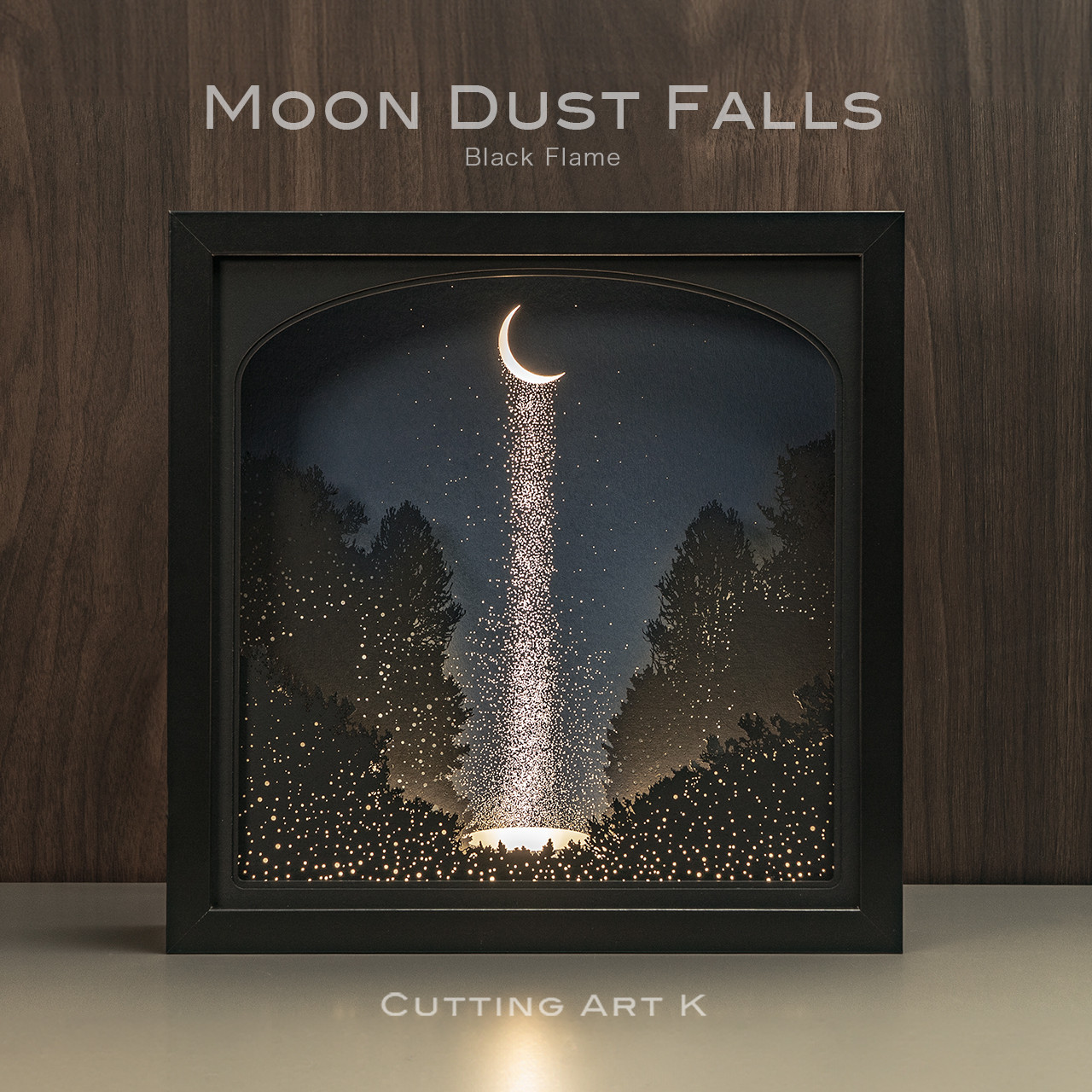 Moon Dust Falls（ムーンダストフォールズ）フレームカラー：ブラック