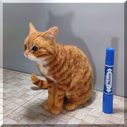 羊毛フェルト 猫 サンプルページ 茶トラ キジトラ クリーム色 ペットロス 羊毛フェルト 猫 サンプルページ 茶トラ キジトラ クリーム色