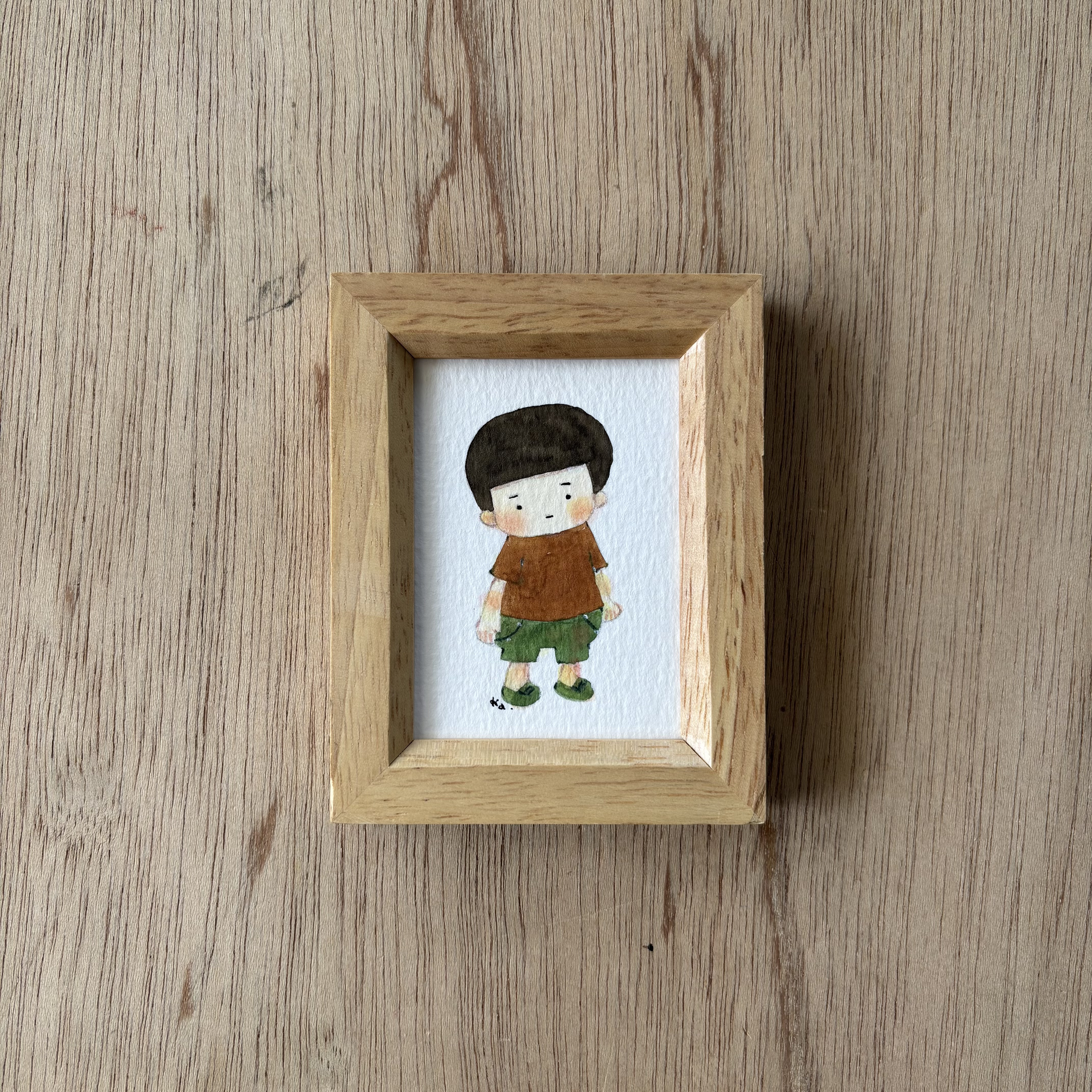 「愛しい君」ミニ額　原画