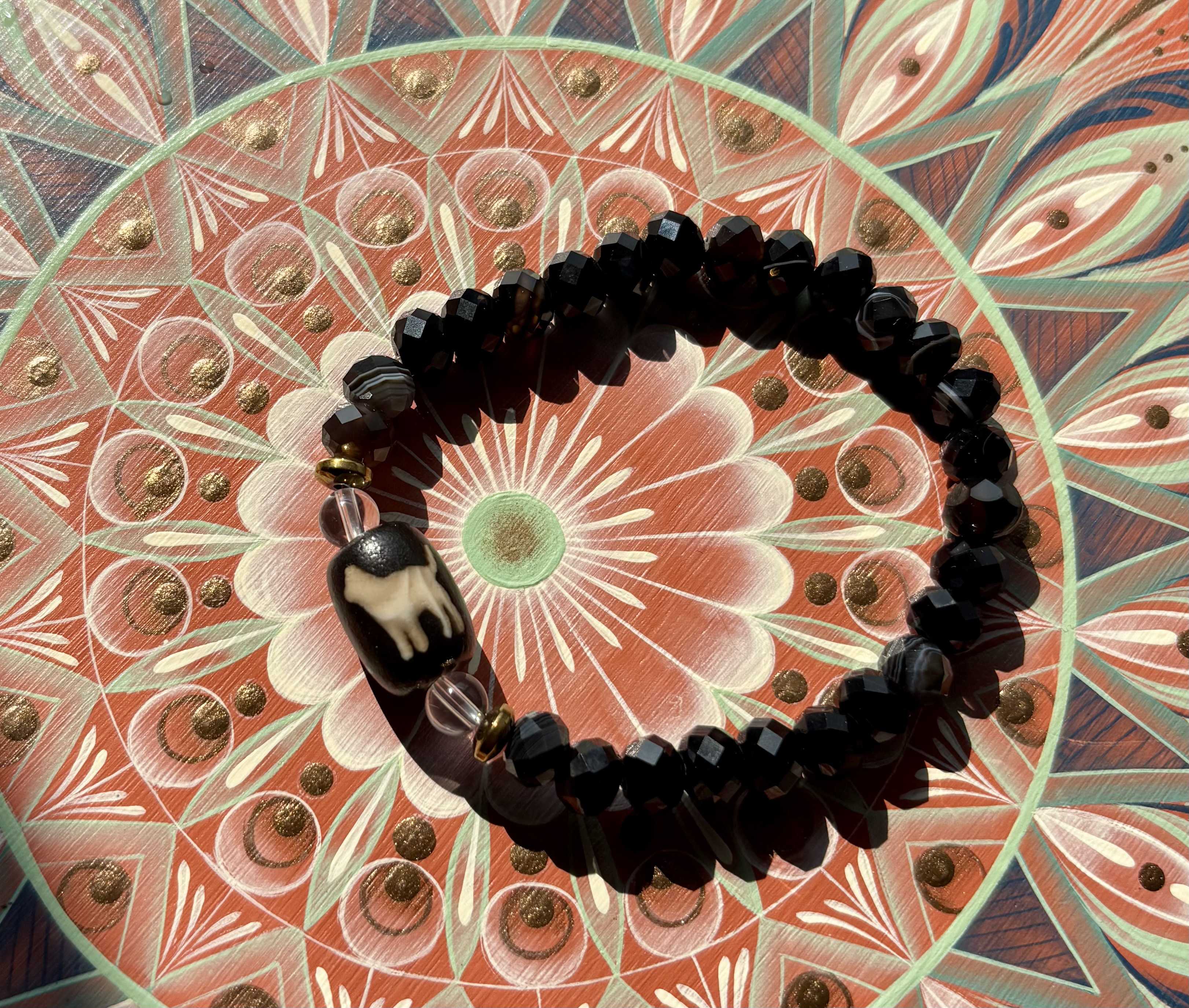 初！開光　干支天珠　戌