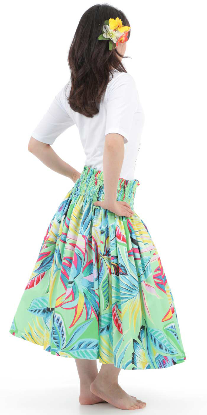 パウスカート　フラダンス　太って見えないパウスカート　p00914　受注生産および即納