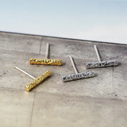 eje2000 [1對] 925純銀芯紋條形耳環 第13張的照片