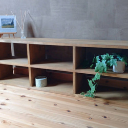 【送料無料】天然木　赤松集成材　足付きスタッキングシェルフ　テレビ台飾り棚収納棚 天然木 赤松集成材 足付きスタッキングシェルフ テレビ台 飾り棚 収納