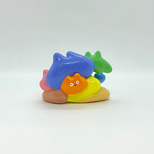 ねこさいぼうのかたまり C25-002 その他置物 HAMA 通販 19736321