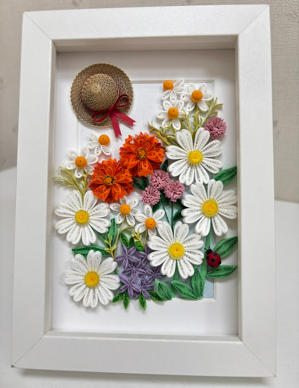 ペーパークイリングキット　Summer flowers 1枚目の画像