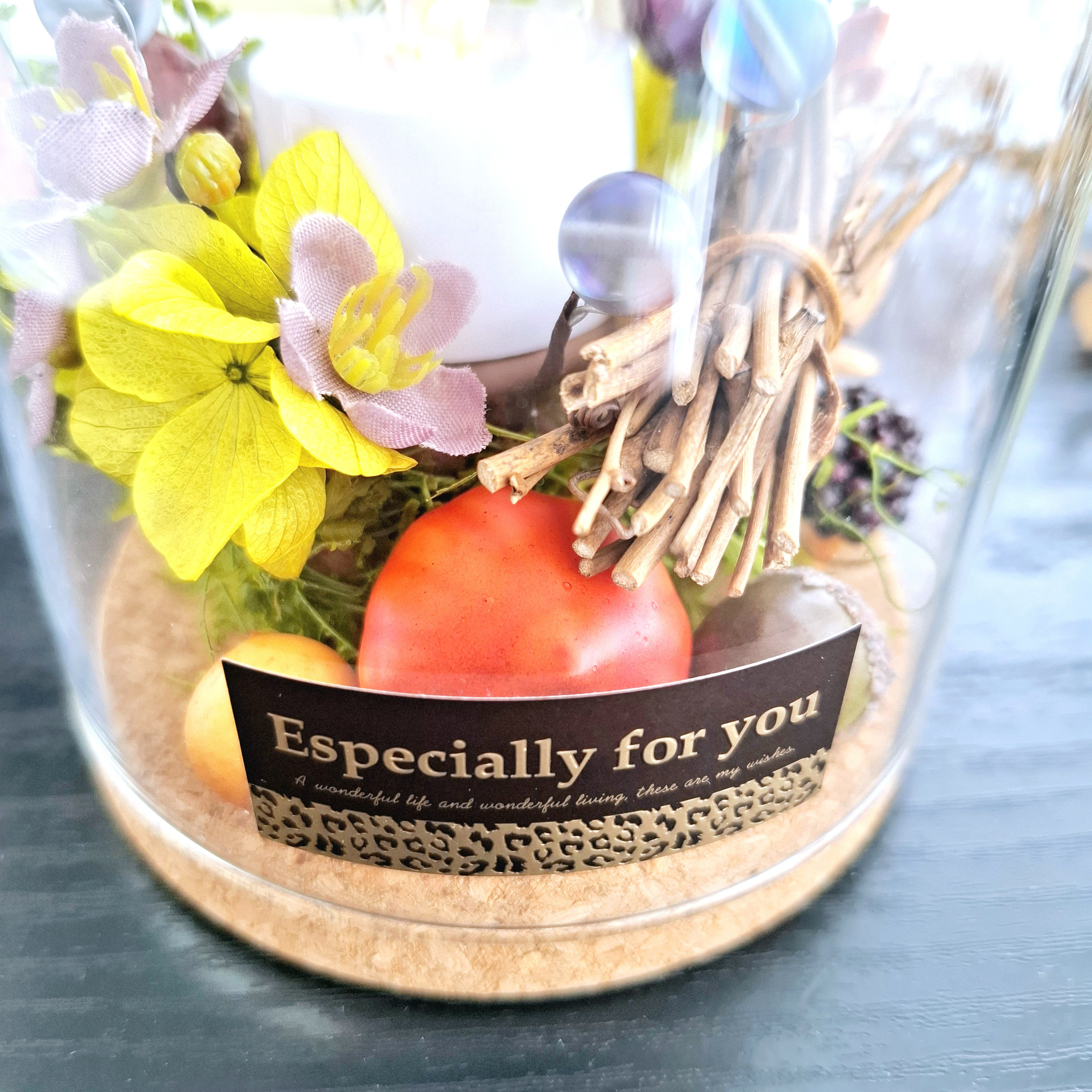 ハロウィン♡長くれ飾る♪【2way】蝙蝠・お化けのドームアレンジ｜秋インテリア｜誕生日