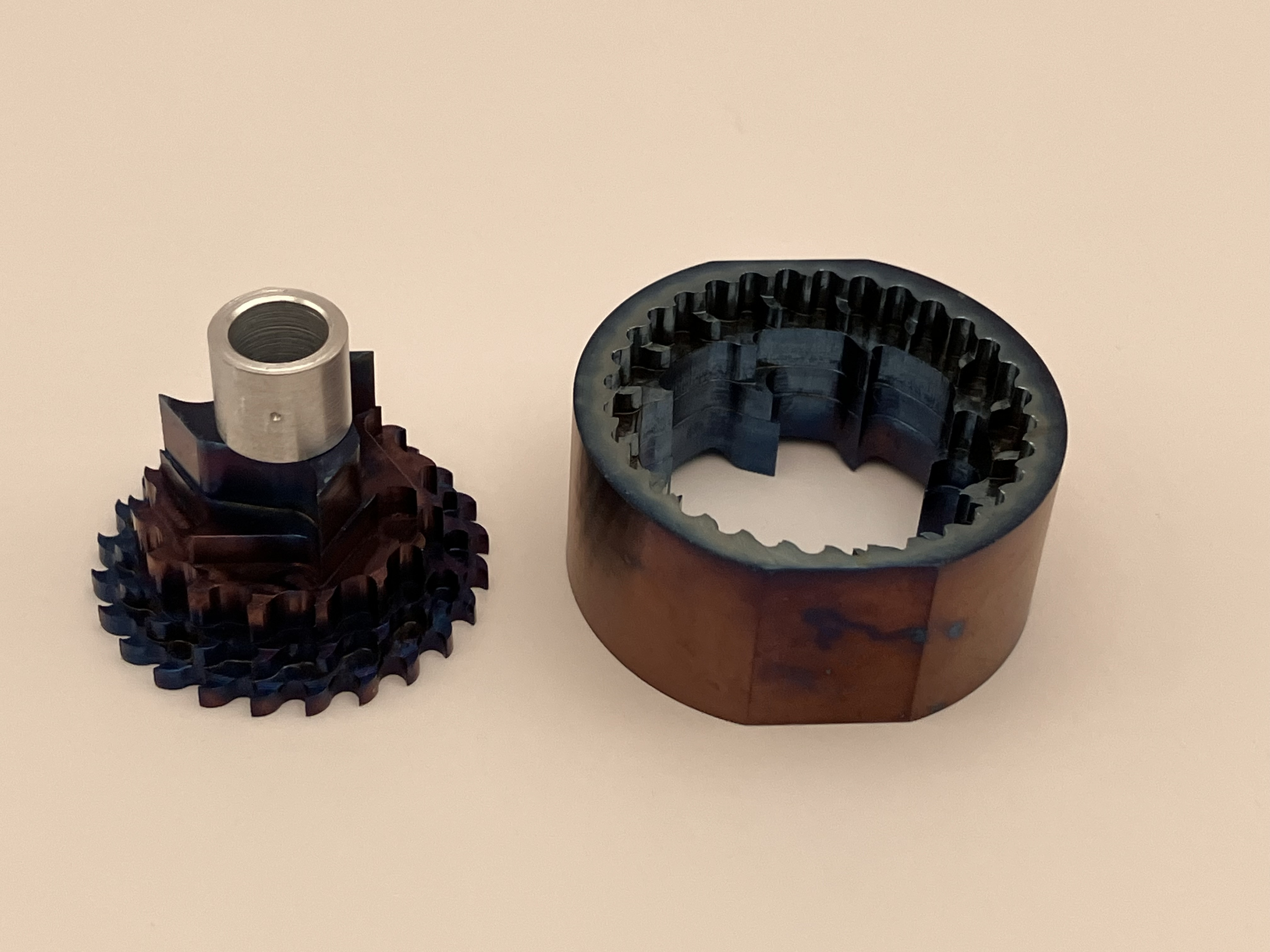 替え刃　S45C中挽割砕刃 タイムモアC2用替え刃+カラー