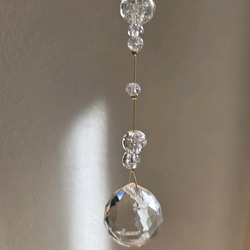hikarino  ame 天然水晶サンキャッチャー【seven drops 】　★ホワイトセージプレゼント★ 4枚目の画像