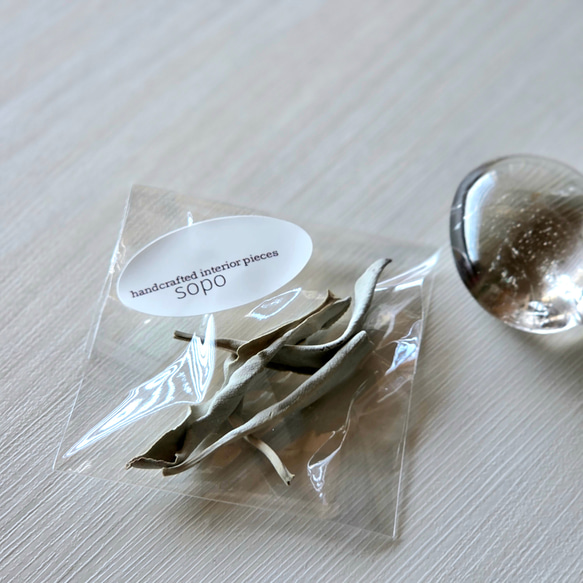 hikarino  ame 天然水晶サンキャッチャー【seven drops 】　★ホワイトセージプレゼント★ 2枚目の画像