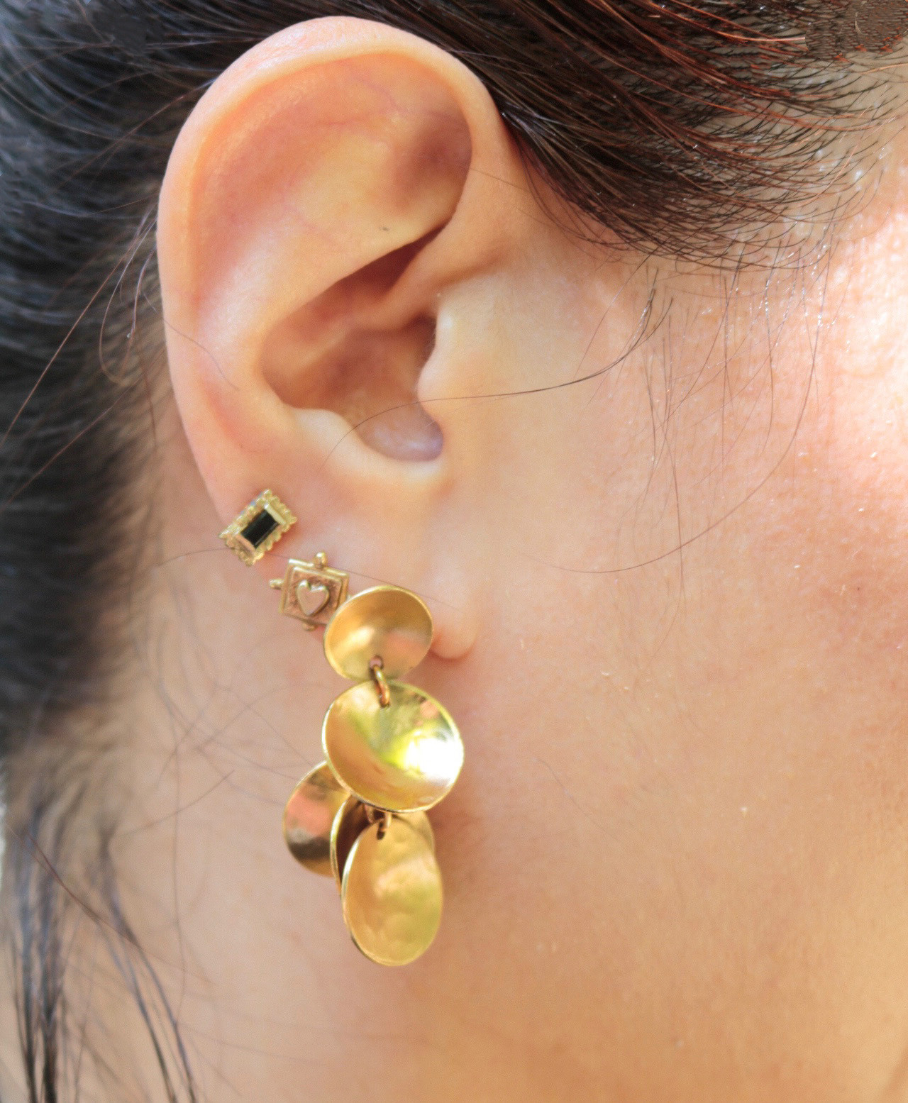The shine of the sun pierce・brass×k 18coding《送料無料》