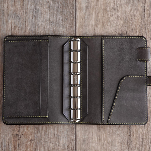 ミニ6システム手帳 カラーオーダー ハンドメイド受注生産 手帳 秀革堂