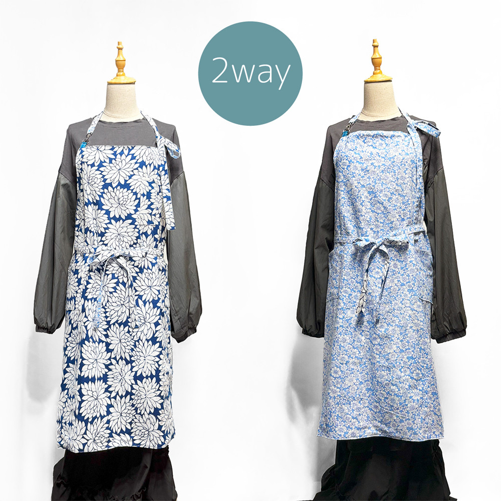 【着物リメイク】ゆったりサイズのリバーシブル 一点物 大きいサイズ② 花柄