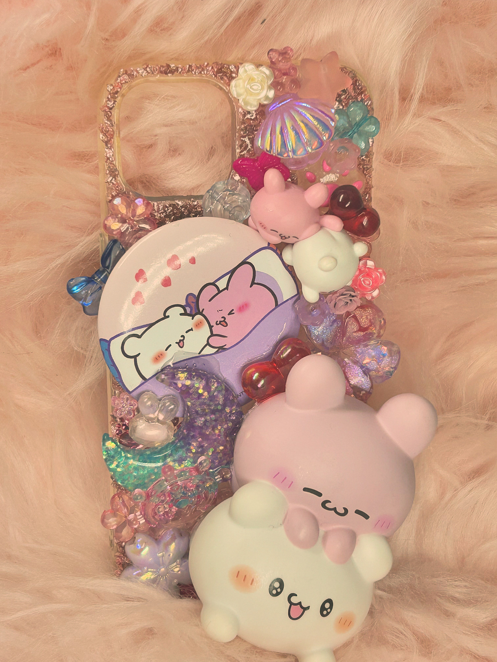 【iPhone13/14ケース　デコ電】らぶいーず