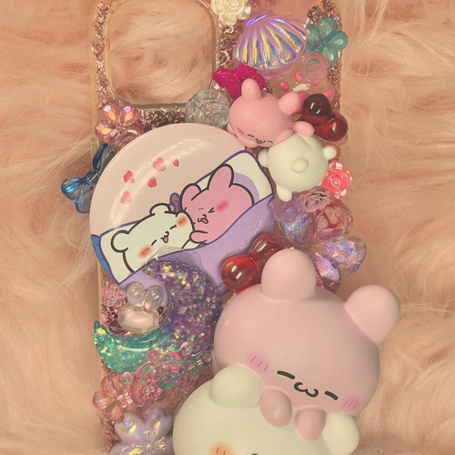 ぽんちゃん出品　デコ電　iPhone14 ぽんちゃん様専用出品 デコ電 iPhone14