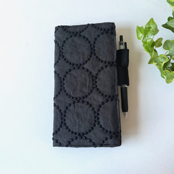 ハンドメイドA5ミナペルホネン　ナチュラル　タンバリン　手帳カバーケース A5 ミナペルホネン タンバリン 手帳カバーケース ナチュラル