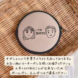 ＼敬老の日♡／ミニポーチ　フォトキーホルダー　プチギフト　キーホルダー　似顔絵　写真　プレゼント　父の日　母の日　還暦　 6枚目の画像