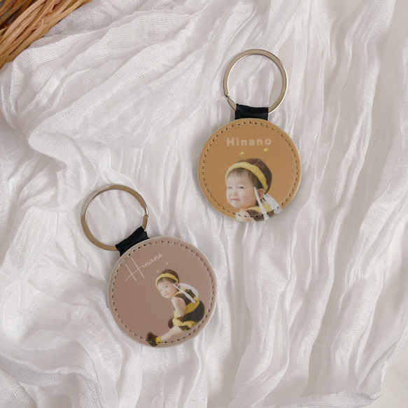 ＼敬老の日♡／ミニポーチ　フォトキーホルダー　プチギフト　キーホルダー　似顔絵　写真　プレゼント　父の日　母の日　還暦　 10枚目の画像