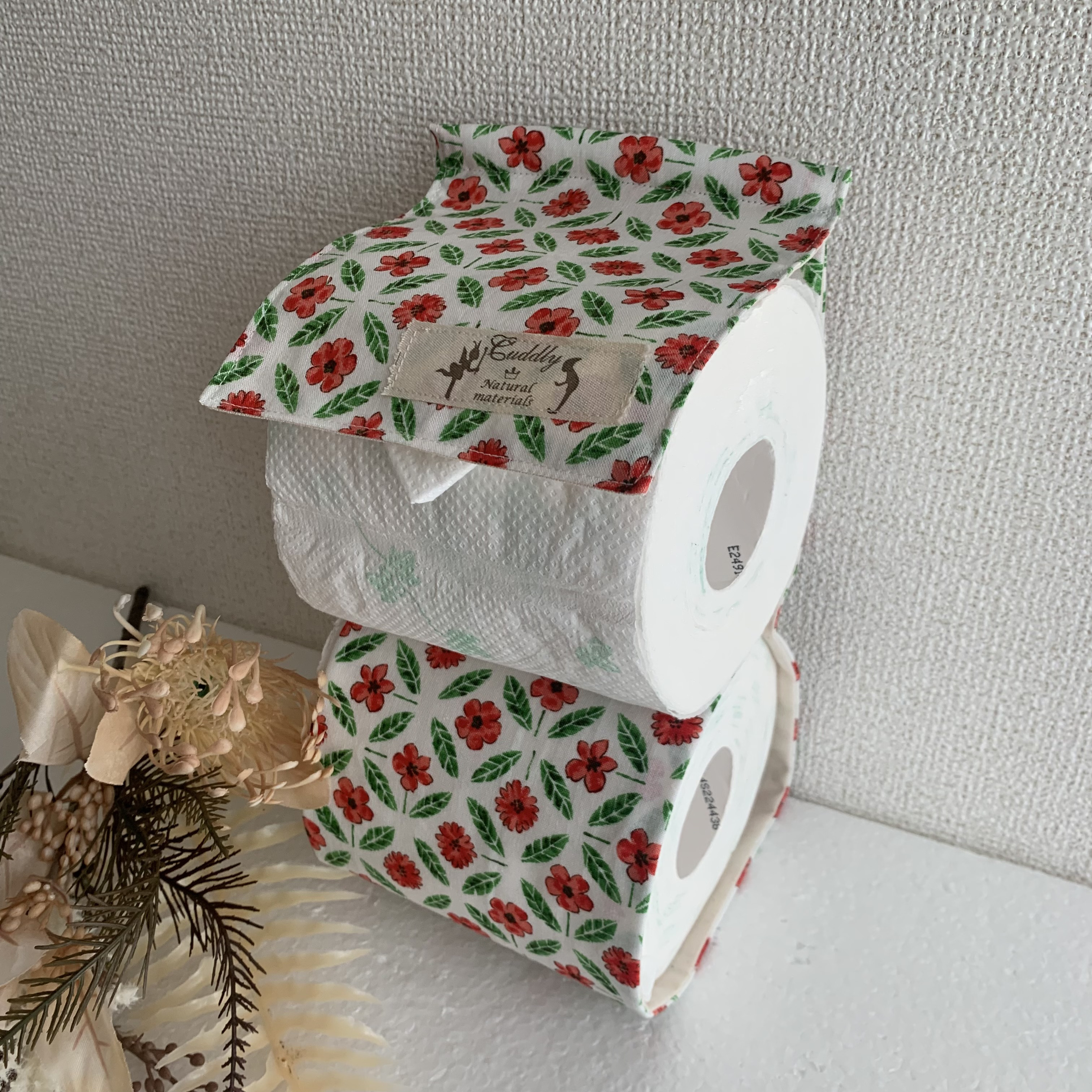 No.320トイレットペーパーカバー❁ティッシュカバー❁⃘ハンドメイド No.320トイレットペーパーカバー❁ティッシュカバー❁⃘ハンドメイド