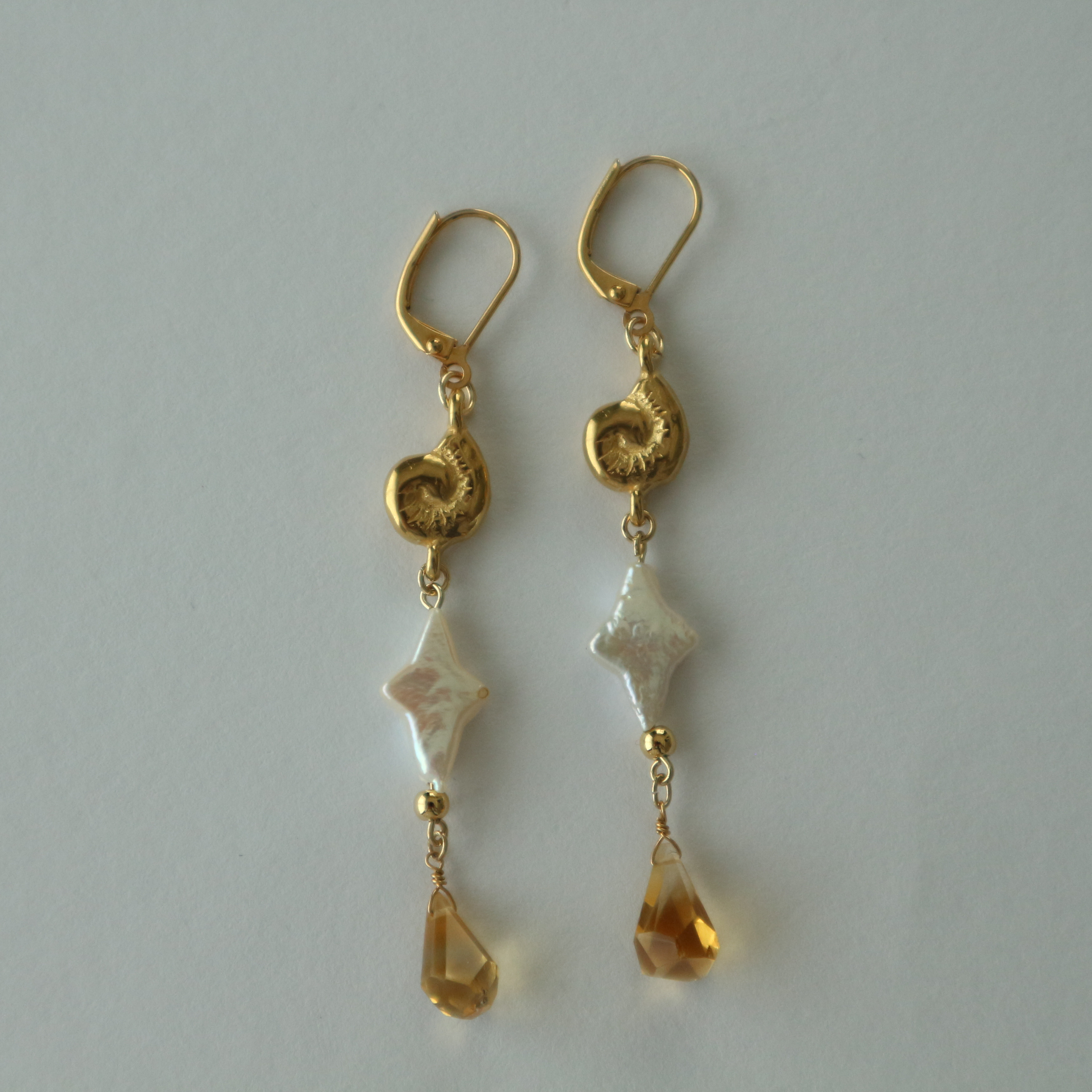 セピア色の記憶＜ピアス（イヤリング）＞