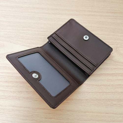 オーダーメイド】こども 絵 カードケース 定期入れ 名刺入れ puレザー