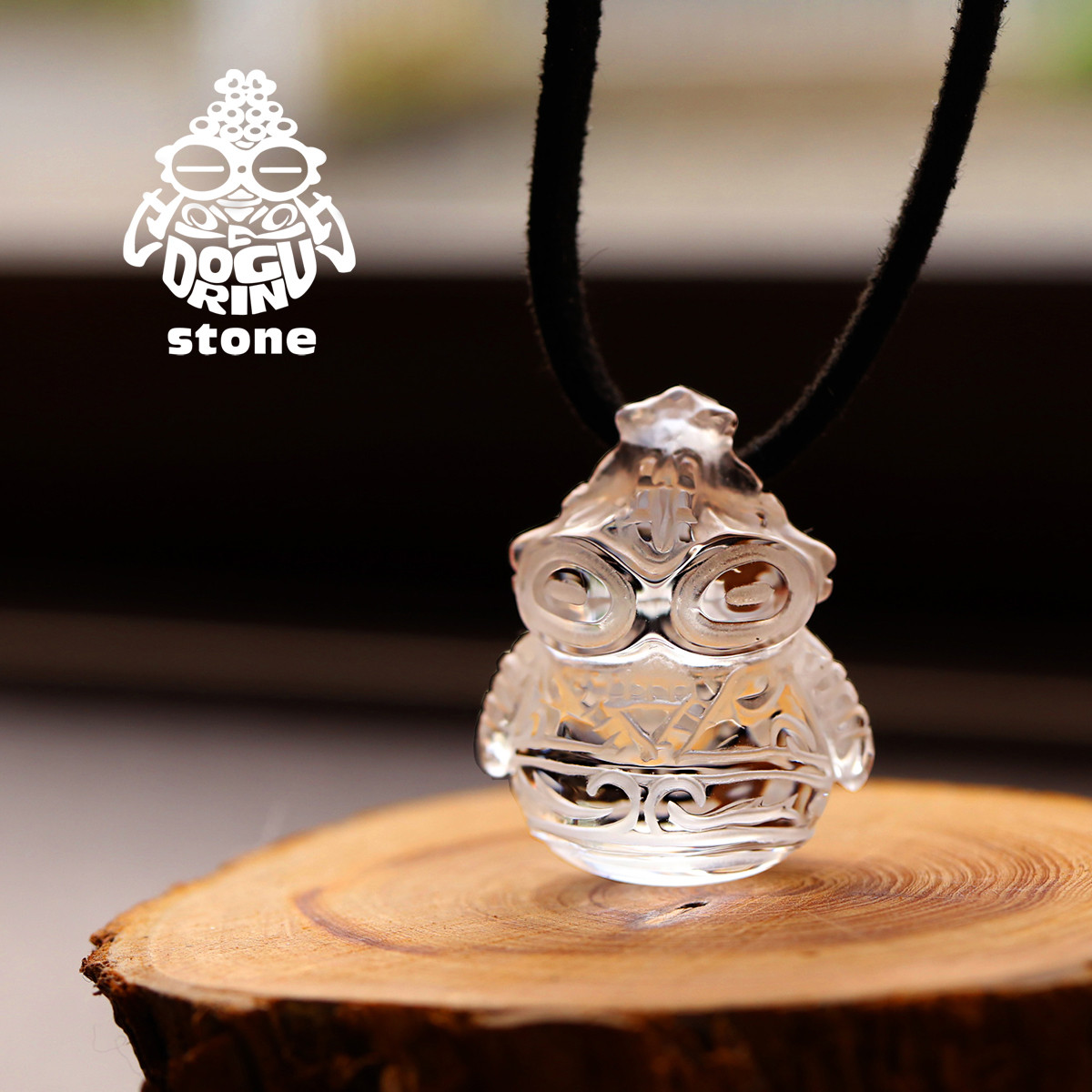 【水晶どぐりん-ミニ】ペンダント クリアタイプ（700-118）