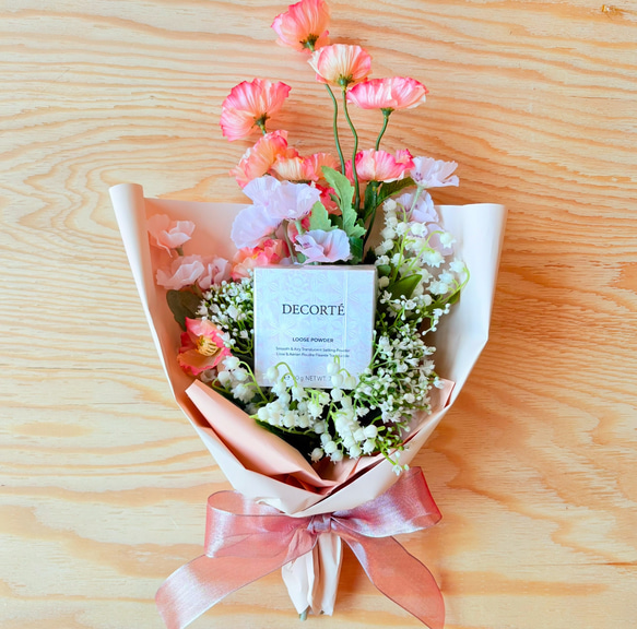 コスメブーケ　ウェディング　ブーケトス　ハンドメイドブーケ　花束　　ブーケプルズ 限定 1点】リファハートブラシ コスメブーケ ブライダル