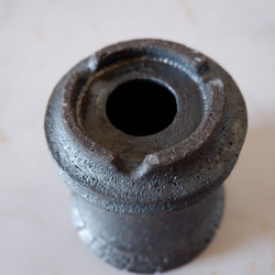 4号窯変黒裂紋鉢219　塊根植物　多肉植物　アガベ　盆栽　植木鉢　作家鉢　鉢皿　沖縄 6枚目の画像