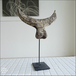 水牛オブジェ 置物 装飾 立体アート バッファロー カフェ装飾 飾り