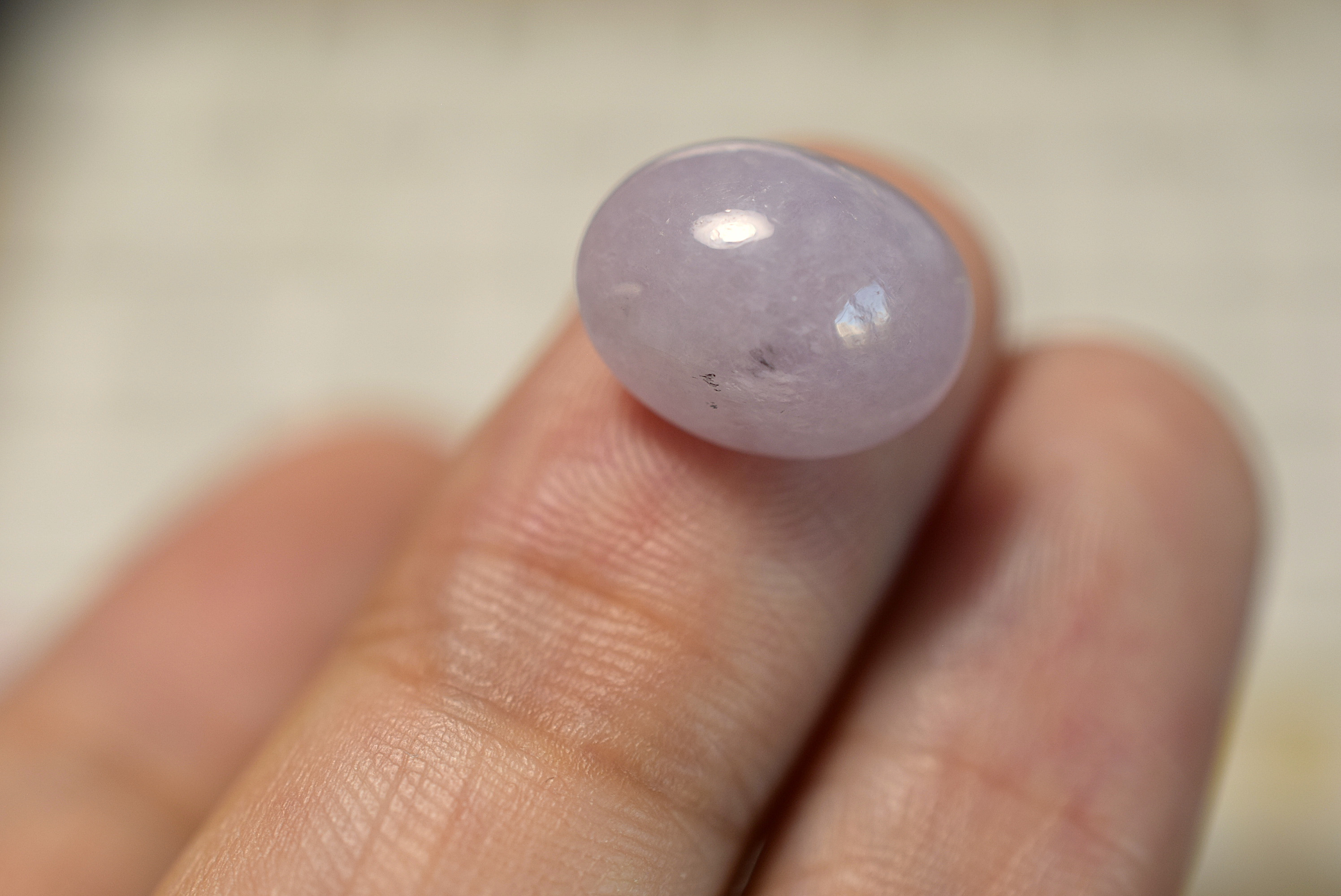 RS11-183 大粒 氷糯種 ピンクラベンダー ミャンマー産 A貨 本翡翠 ルース 硬玉 ジェダイト