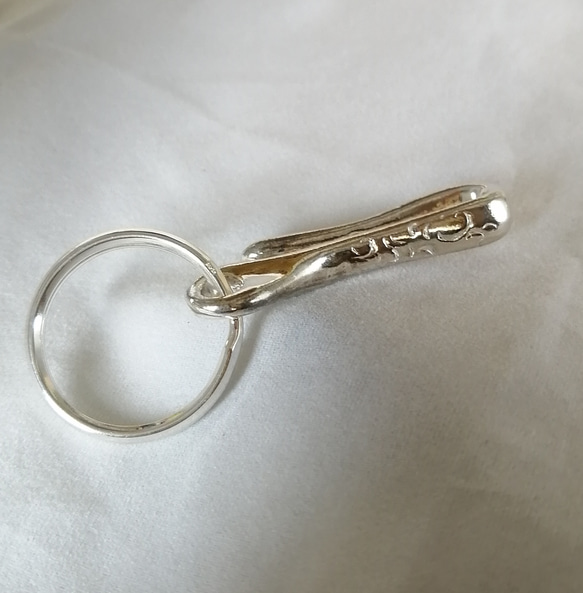 シルバー925 唐草　キーチェーン シルバー925 唐草フック キーチェーン キーリング K2 通販 19741752