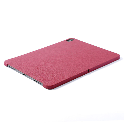 【エヌ エクレ】14K パティーヌレザー ipadアイパッド・パソコンケース 赤 PDA-IPAD1814R【iPad mini 2021 Apple Pencil収納ポケット付きケース