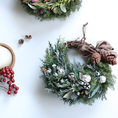 早割】森のクリスマスリース2025新作 リース viento 通販