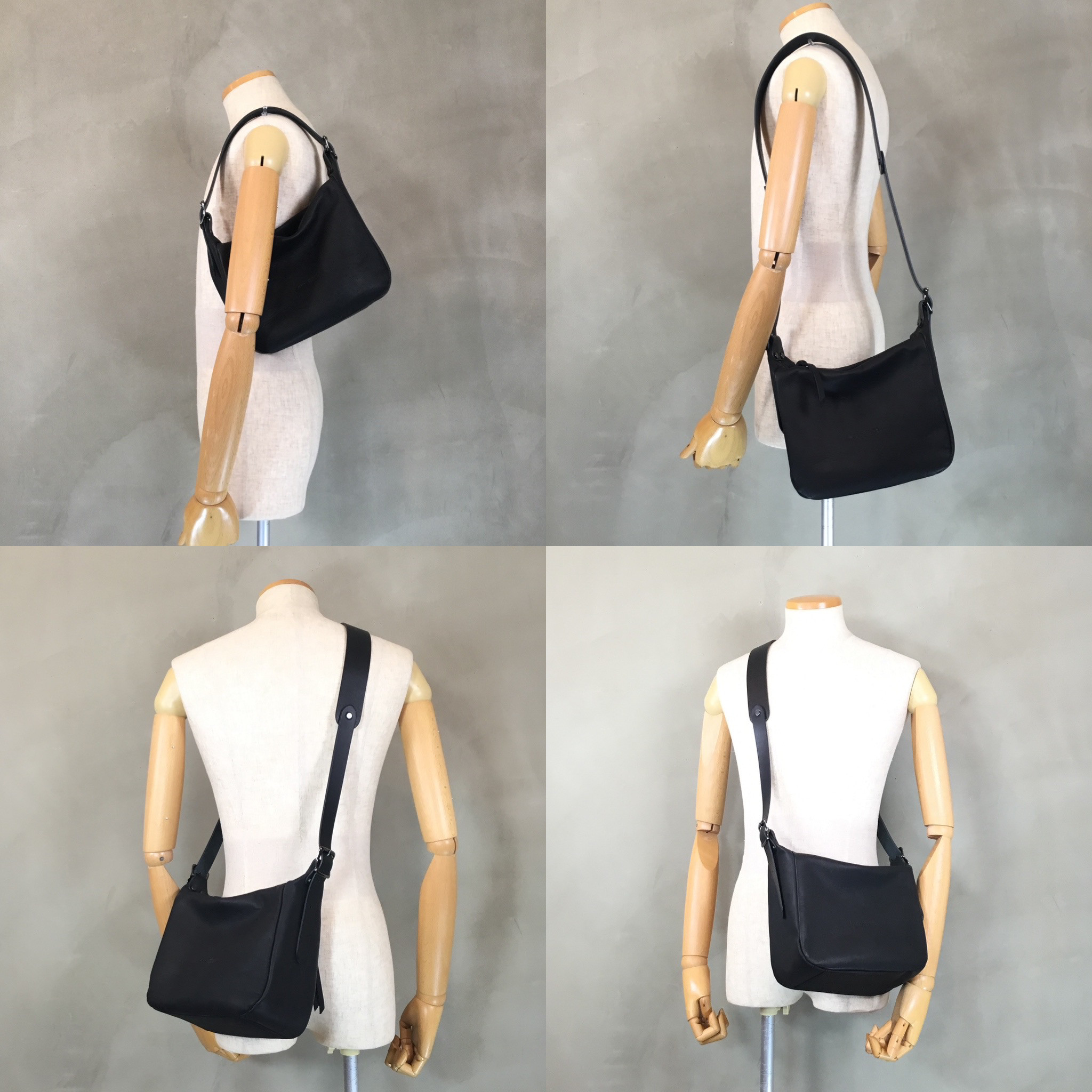 小ぶりな2wayバッグ／ボートショルダー／-LESS