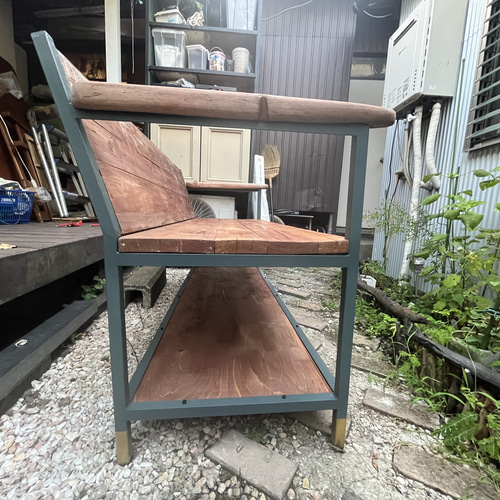 流木×古材　ベンチソファ 流木×古材 ソファベンチ ソファ・ベンチ fromer 通販 19742907