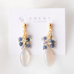 タンザナイト イヤリング・ノンホールピアス の人気通販｜Creema