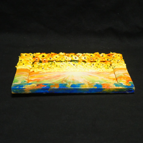 油絵 油彩 油彩画 絵 絵画 【黄昏の向日葵】ミニ絵画 油絵 油彩 油彩画 絵 絵画【黄昏の向日葵】ミニ絵画 絵画 HR