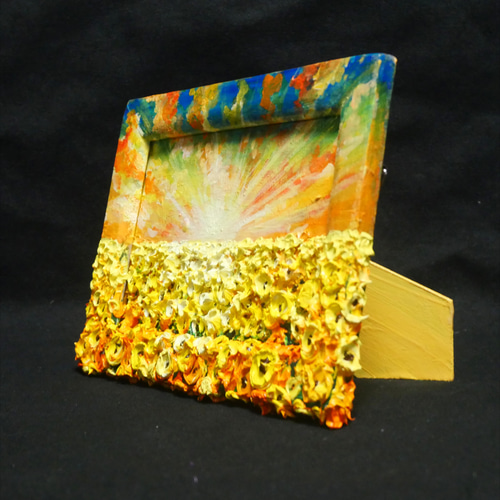 油絵 油彩 油彩画 絵 絵画 【黄昏の向日葵】ミニ絵画 油絵 油彩 油彩画 絵 絵画【黄昏の向日葵】ミニ絵画 絵画 HR