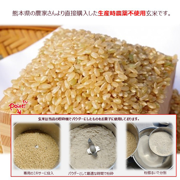 グルテンフリー ヴィーガン　農薬不使用玄米だけでお作りした　玄米パン（プレーン） 9枚目の画像