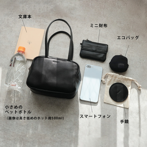 ミニボストン ハンドバッグ ボストンバッグ ミニ レザー 本革 革 ミニ