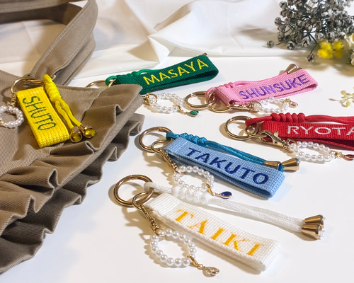 お纏めリクエスト＊刺繍のバッグ♡ケース♡チャームなど♡ OSAMU GOODS 相良刺繍ミニトート ランチバッグ 休憩バッグ