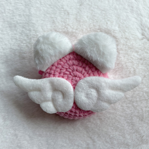 たまごっちパラダイス もこもこ カバー ケース 猫 天使 しっぽ オーダーページ きらもこ猫天使のたまごっちパラダイスカバー♡ その他ケース