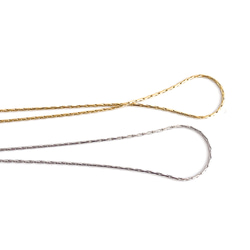 esca13-2 [1條鍊子] 長約50厘米，直徑0.8毫米，長度可調！帶滑動球的項鍊鏈 第5張的照片