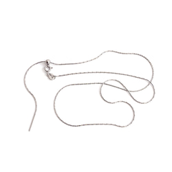 esca13-2 [1條鍊子] 長約50厘米，直徑0.8毫米，長度可調！帶滑動球的項鍊鏈 第2張的照片