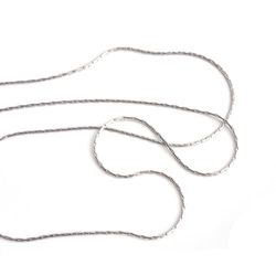 esca13-2 [1條鍊子] 長約50厘米，直徑0.8毫米，長度可調！帶滑動球的項鍊鏈 第3張的照片