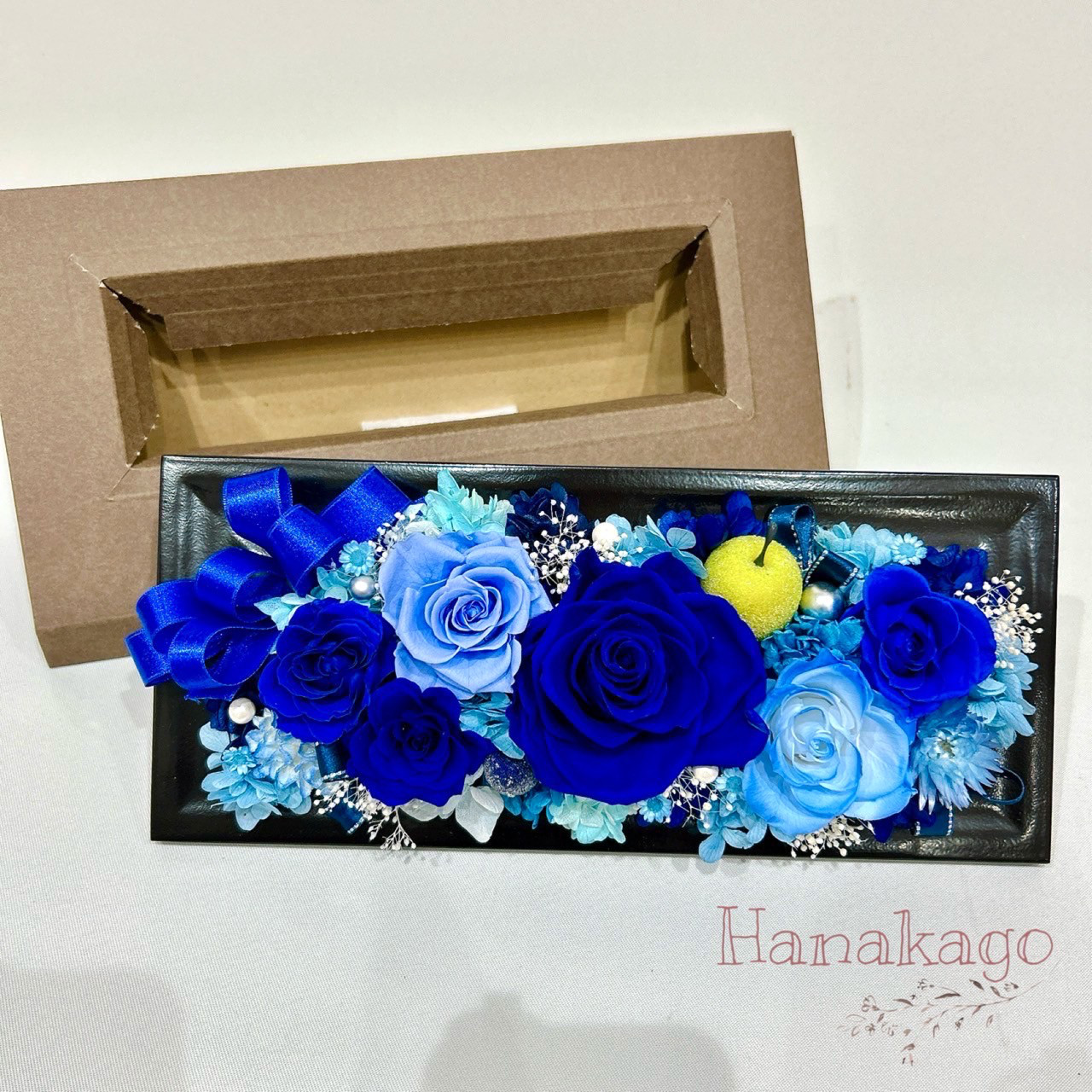 【送料無料】プリザーブドフラワーフレーム　クリアケース付き