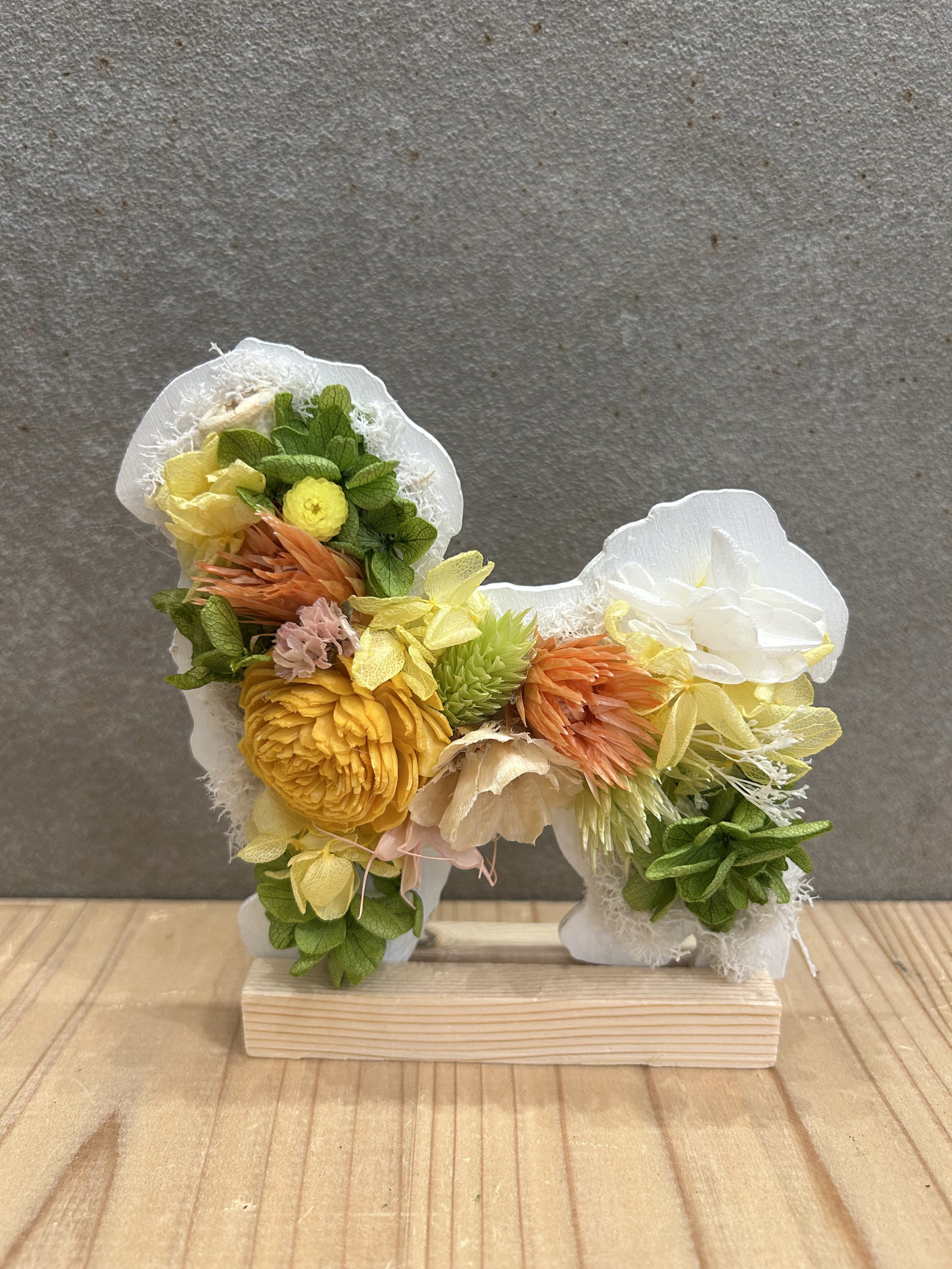 animalフラワーシルエット♡プリザーブドフラワー♡