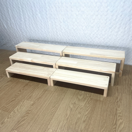 【コの字ラック6点セット】イベント什器/マルシェ ☆マルシェ用ブースセット☆【コの字ラック6点セット】刻印