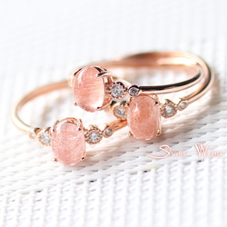 リング「ホワイトストロベリー＆パール」 いちご 苺 パール ハンドメイド 指輪 OnLine限定】strawberry /いちご | BELLE BLANCHE