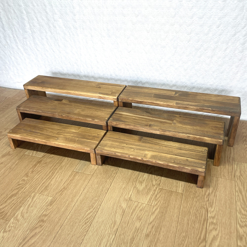 ☆マルシェ用ブースセット☆【コの字ラック6点セット】刻印サービス