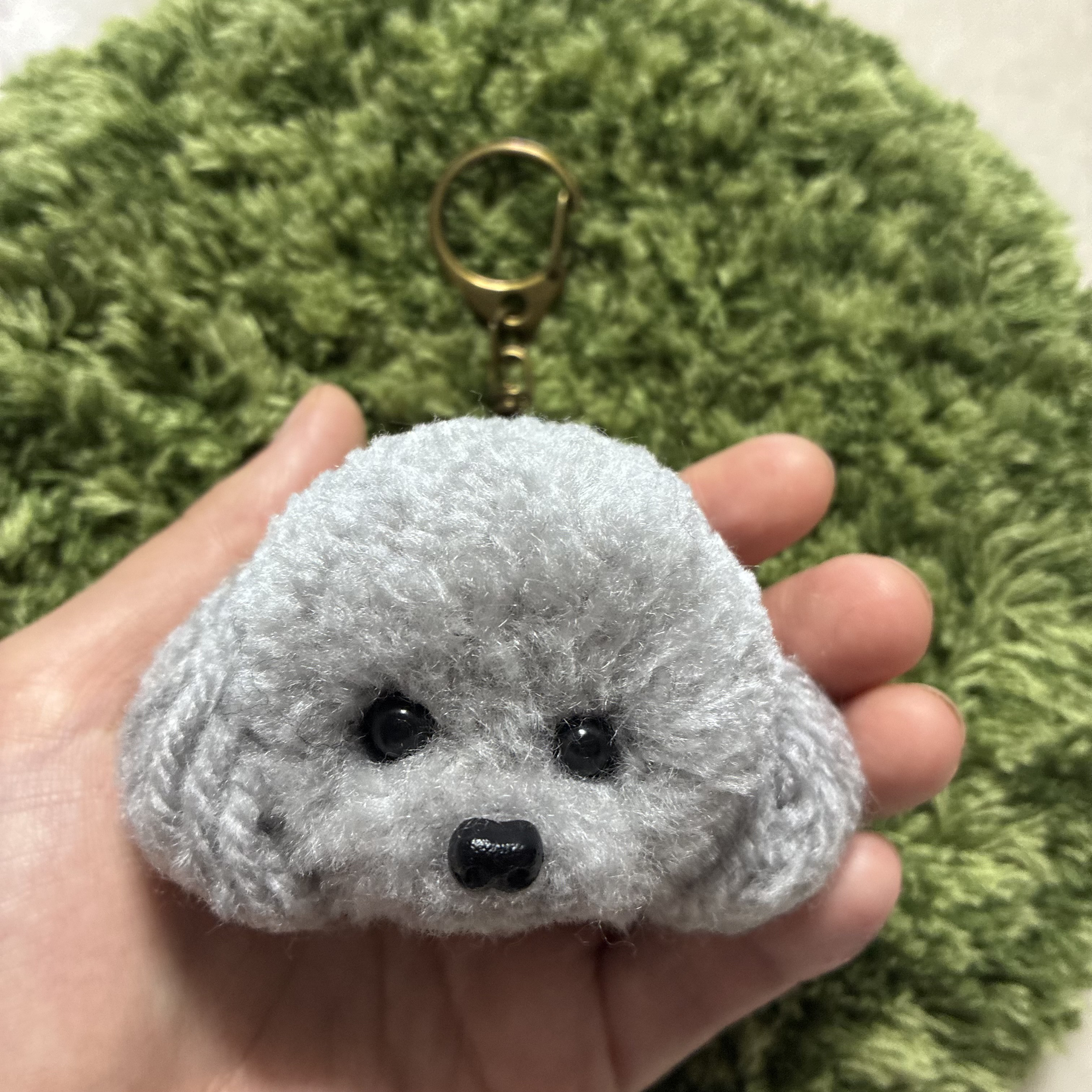 確認ページ　＊うるうるアシメトイプードル　毛糸キーホルダー＊ぬいぐるみマスコット 確認ページ　＊うるうるアシメトイプードル　毛糸キーホルダー＊ぬいぐるみマスコット